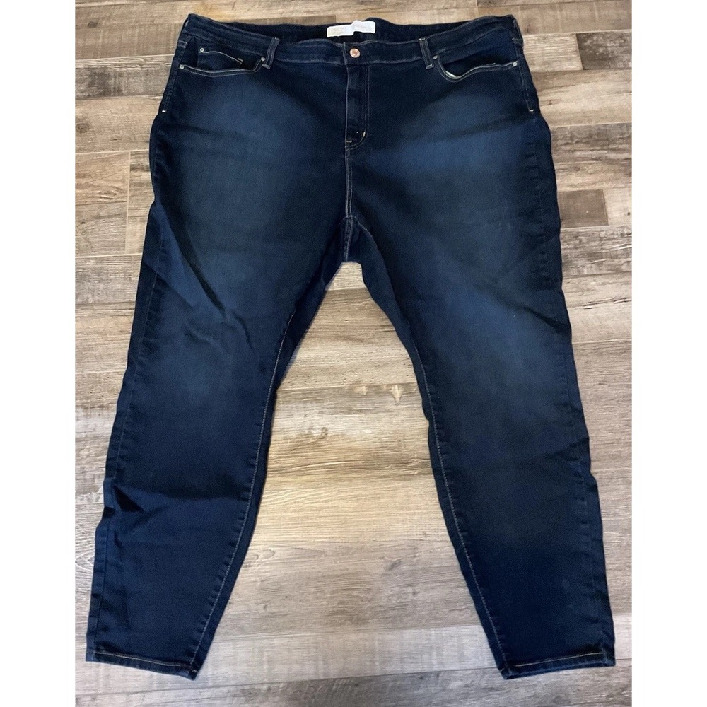 Levi‎ Strauss Mid Rise Skinny Jeans Plus Size 24